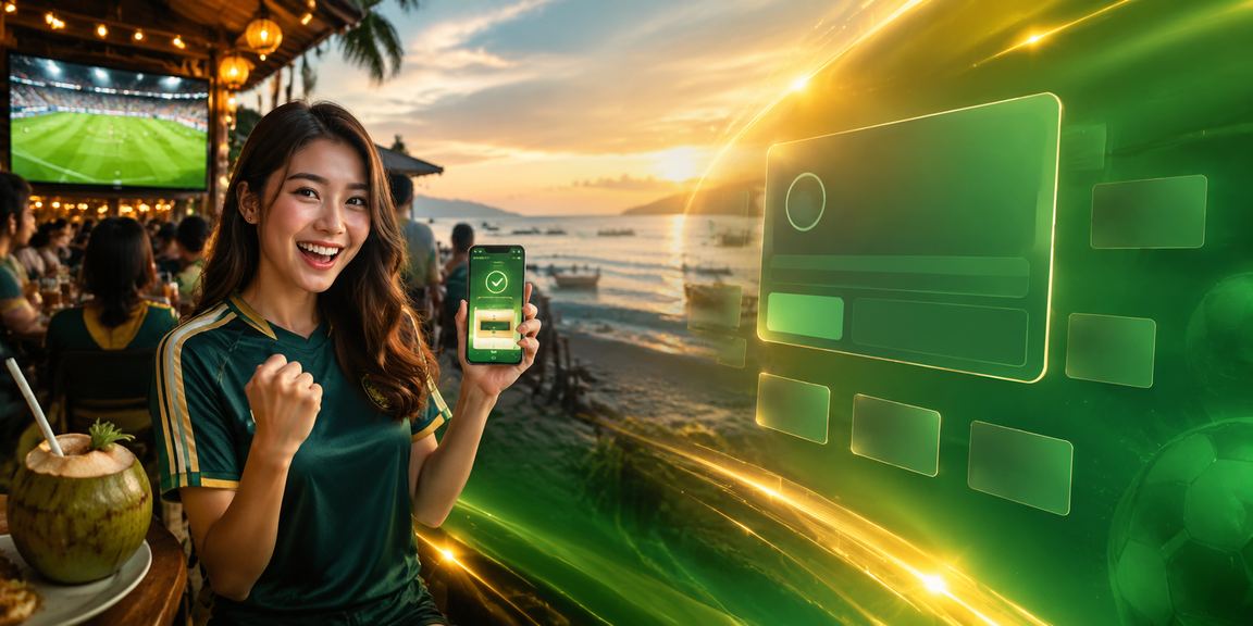 Pengguna Malaysia membuat deposit ke akaun 1040 menggunakan telefon pintar