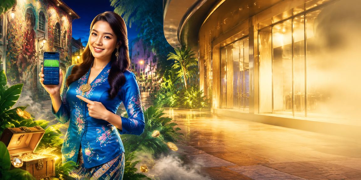Aplikasi kasino 1040 di Penang dengan rekabentuk baju kurung tema tempatan